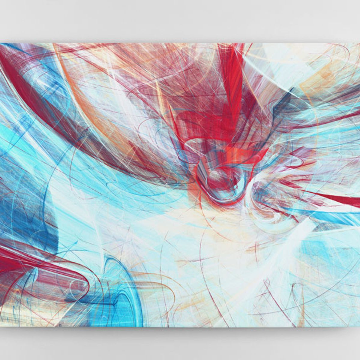 TAYRONA STORE - Cuadro En Lienzo Para La Sala Abstracto 220 100x80cm