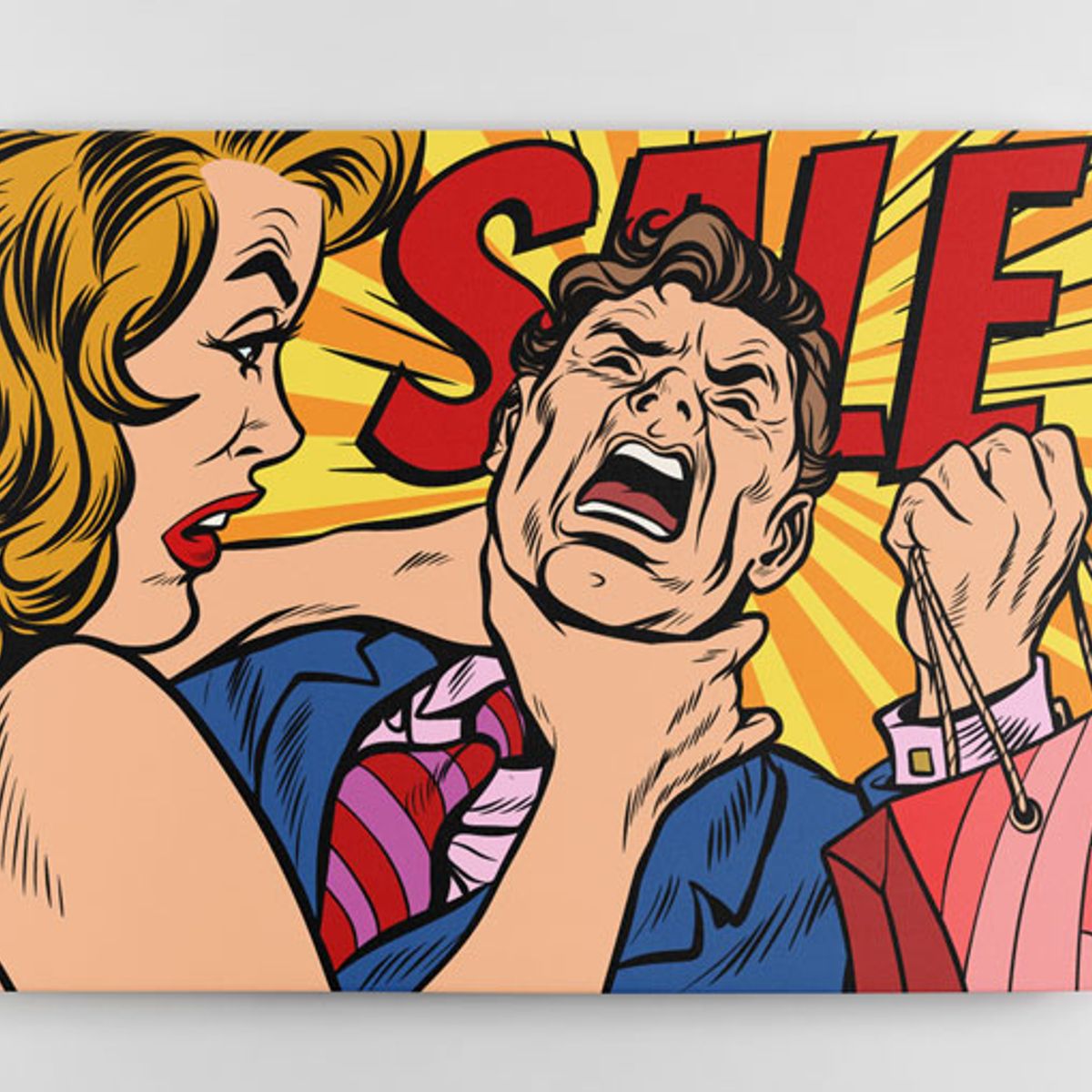 TAYRONA STORE - Cuadro En Lienzo Para La Sala Comic 71 40x30cm