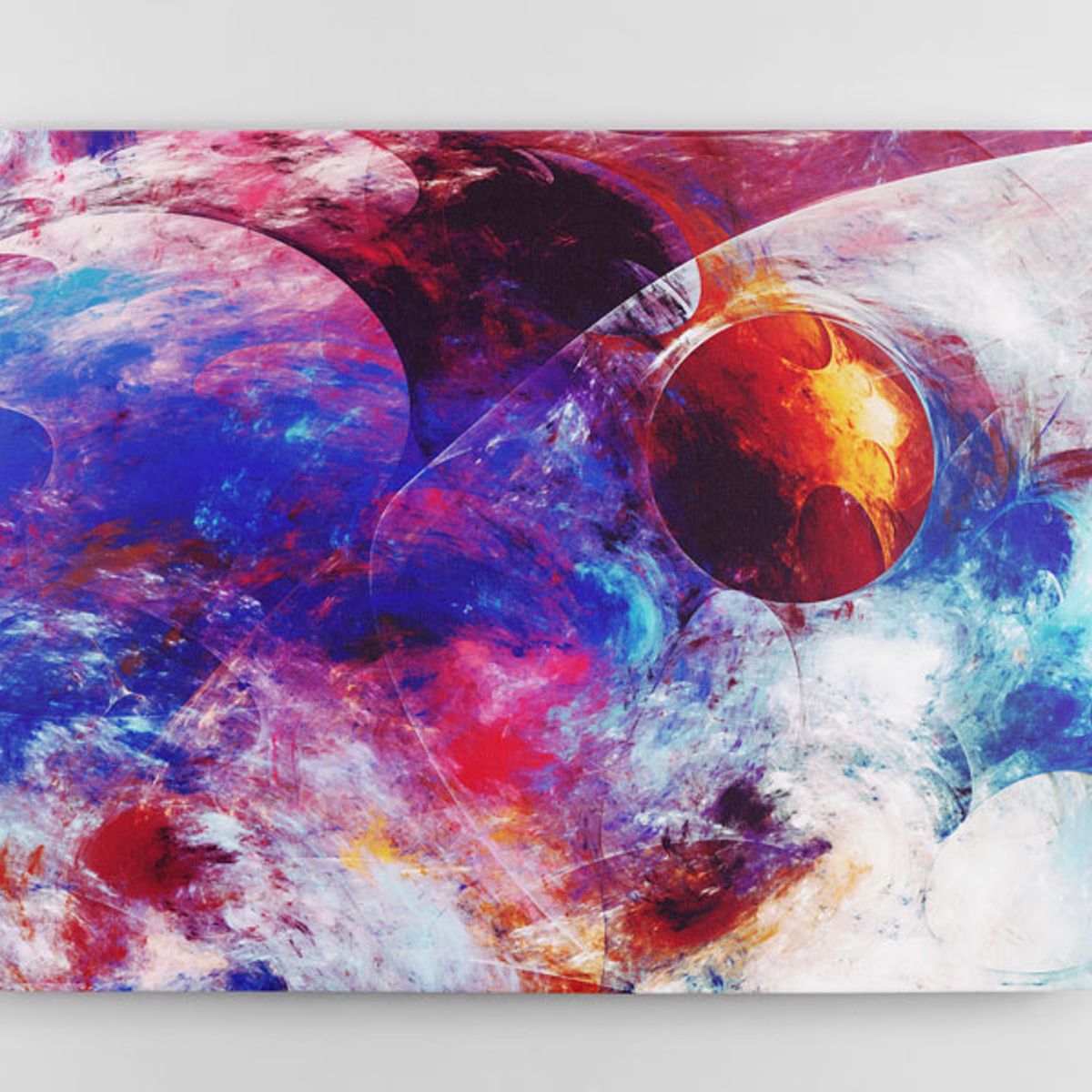 TAYRONA STORE - Cuadro En Lienzo Para La Sala Abstracto 223 50x40cm