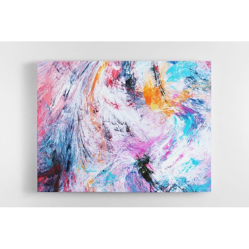 TAYRONA STORE - Cuadro En Lienzo Para La Sala Abstracto 224 75x60cm