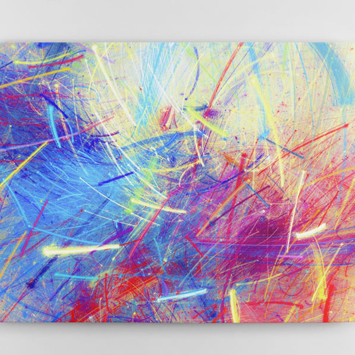 TAYRONA STORE - Cuadro En Lienzo Para La Sala Abstracto 234 50x40cm