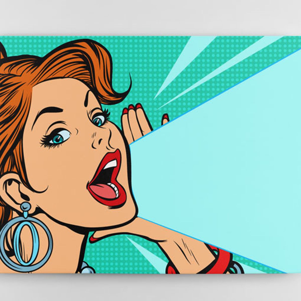 TAYRONA STORE - Cuadro En Lienzo Para La Sala Comic 75 100x75cm