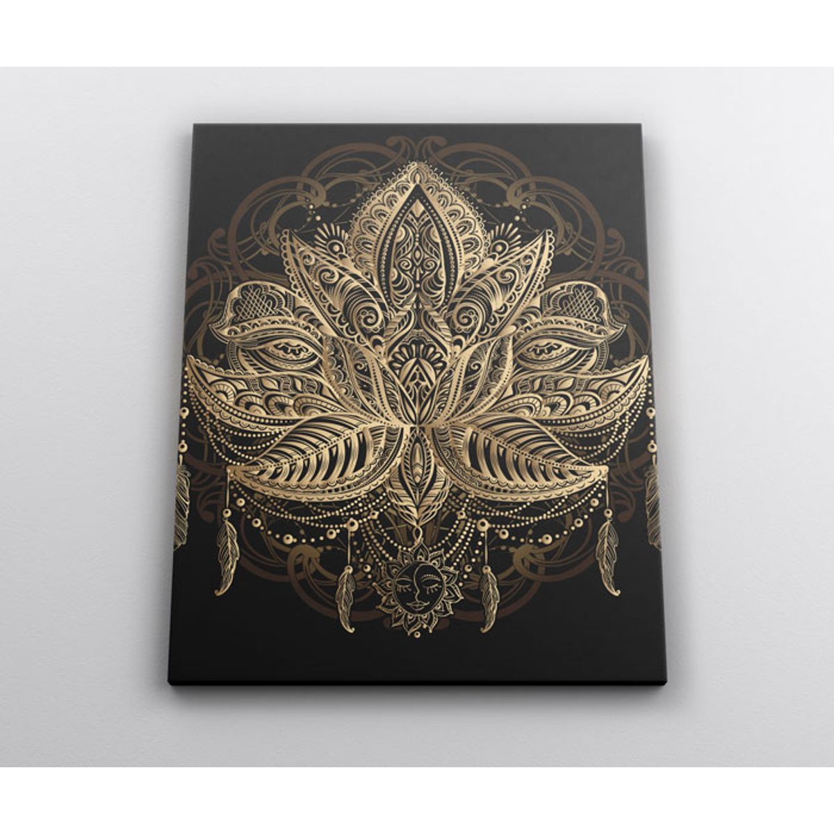 TAYRONA STORE - Cuadro En Lienzo Para La Sala Flor De Loto 02 60x80cm