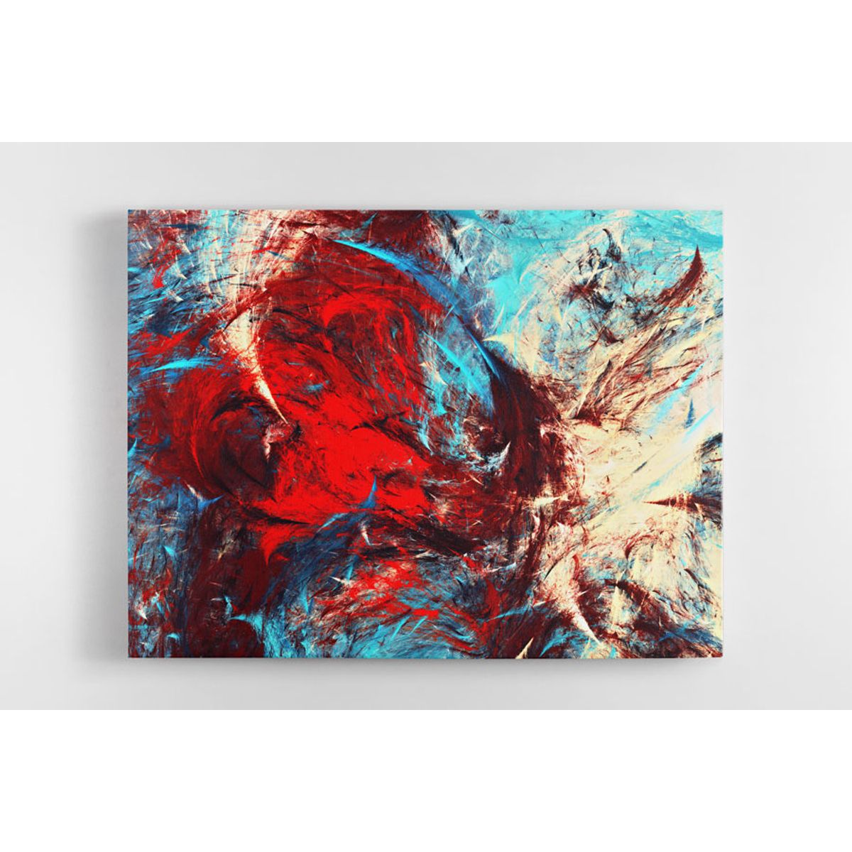 TAYRONA STORE - Cuadro En Lienzo Para La Sala Abstracto 225 100x80cm