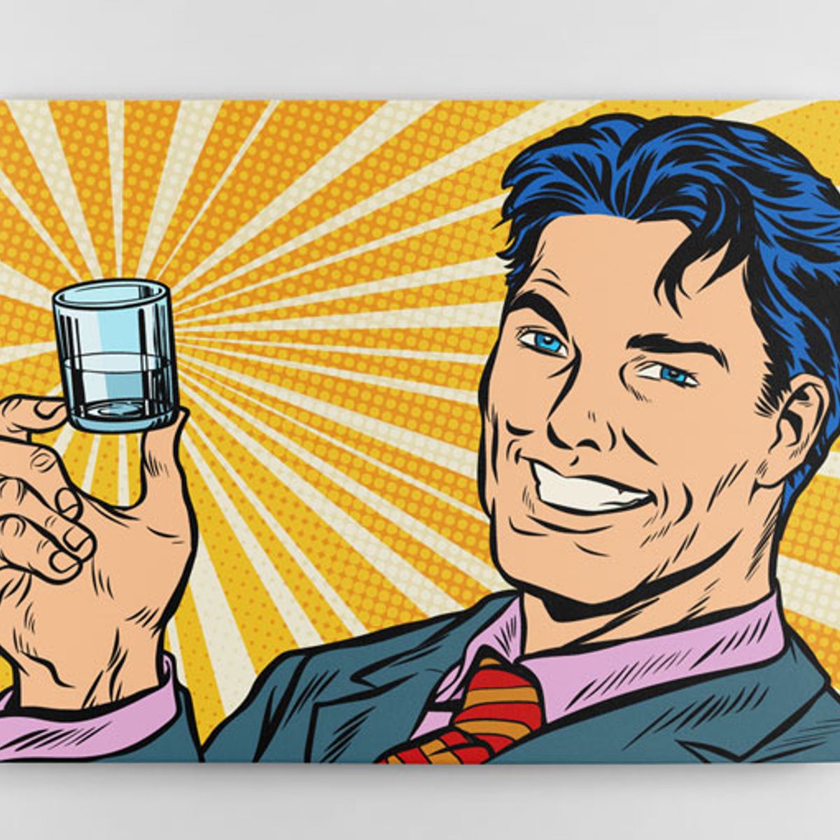 TAYRONA STORE - Cuadro En Lienzo Para La Sala Comic 76 135x100cm