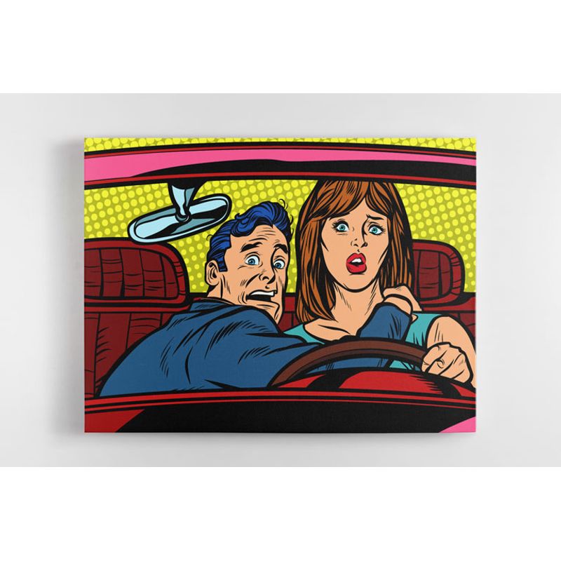 TAYRONA STORE - Cuadro En Lienzo Para La Sala Comic 78 100x75cm