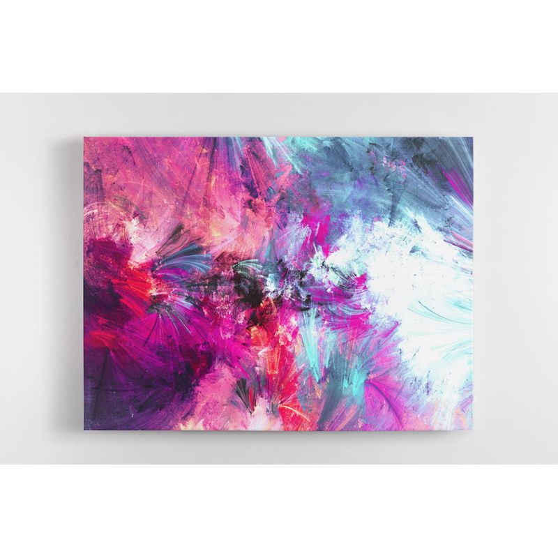 TAYRONA STORE - Cuadro En Lienzo Para La Sala Abstracto 228 75x60cm