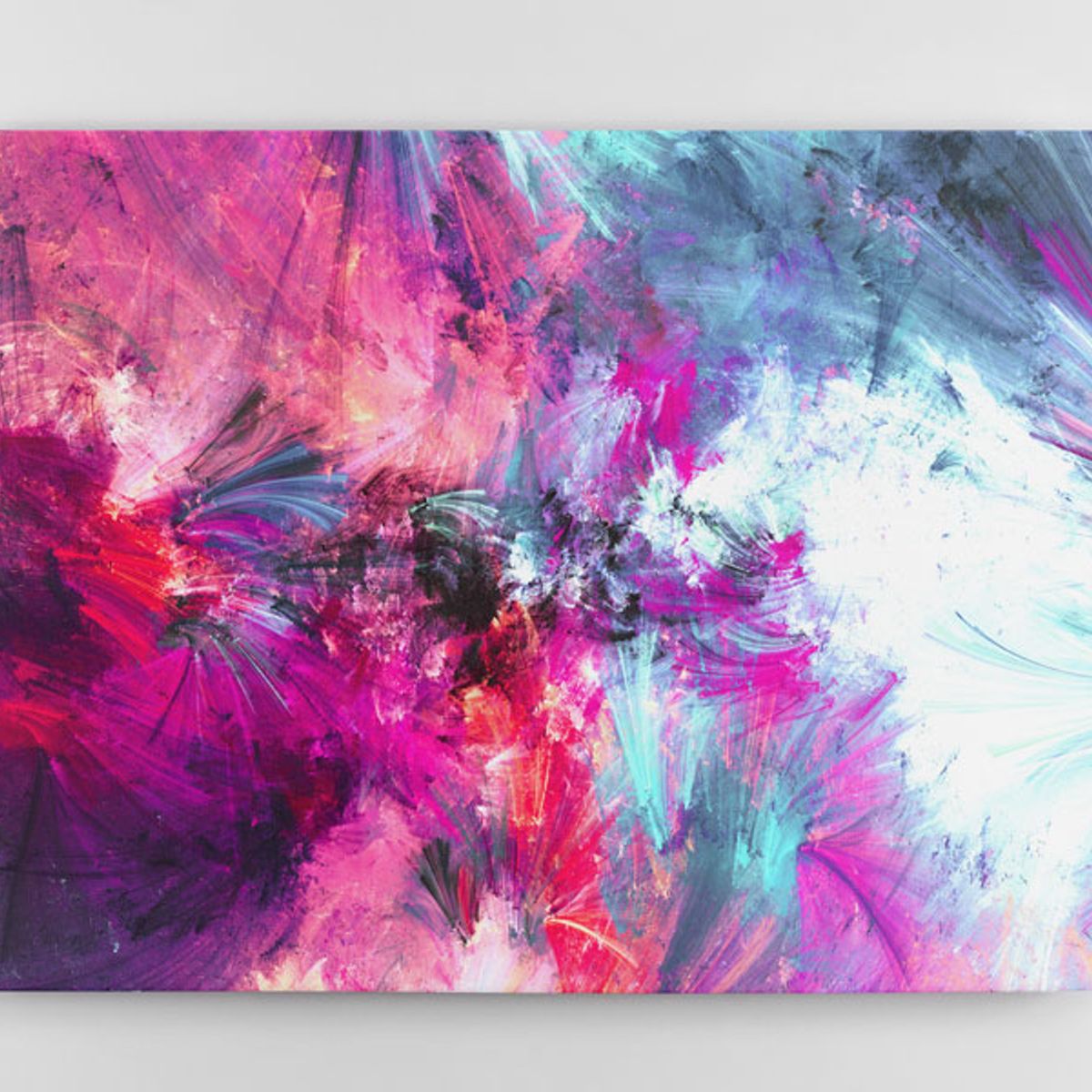 TAYRONA STORE - Cuadro En Lienzo Para La Sala Abstracto 228 125x100cm