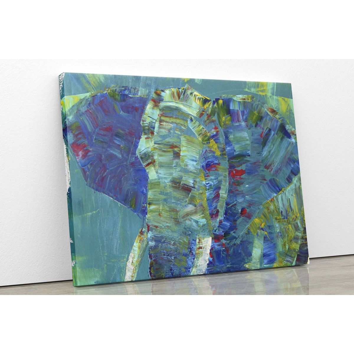 TAYRONA STORE - Cuadro En Lienzo Para La Sala Elefante 09 40x30cm