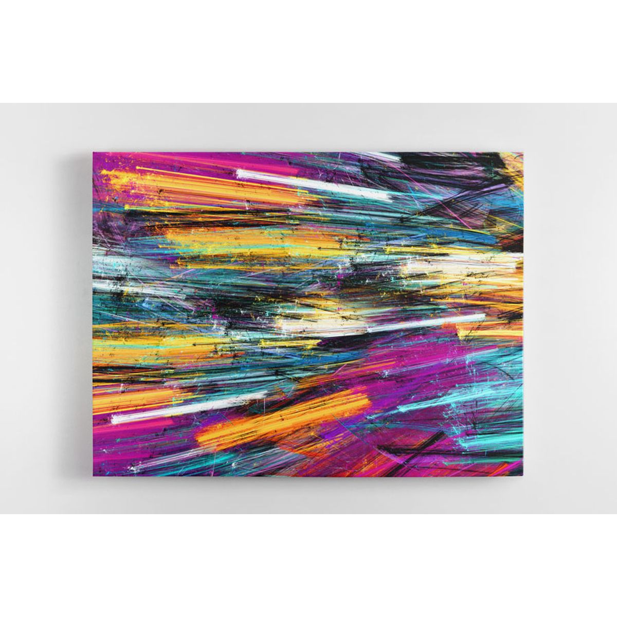 TAYRONA STORE - Cuadro En Lienzo Para La Sala Abstracto 231 50x40cm