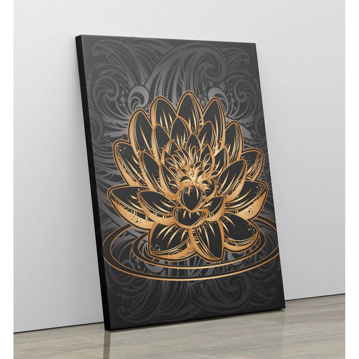 TAYRONA STORE - Cuadro En Lienzo Para La Sala Flor De Loto 06 60x80cm.