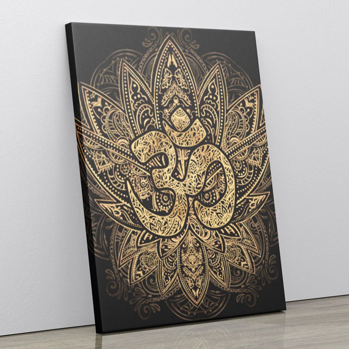 TAYRONA STORE - Cuadro En Lienzo Para La Sala Flor De Loto Om 04 120x160cm