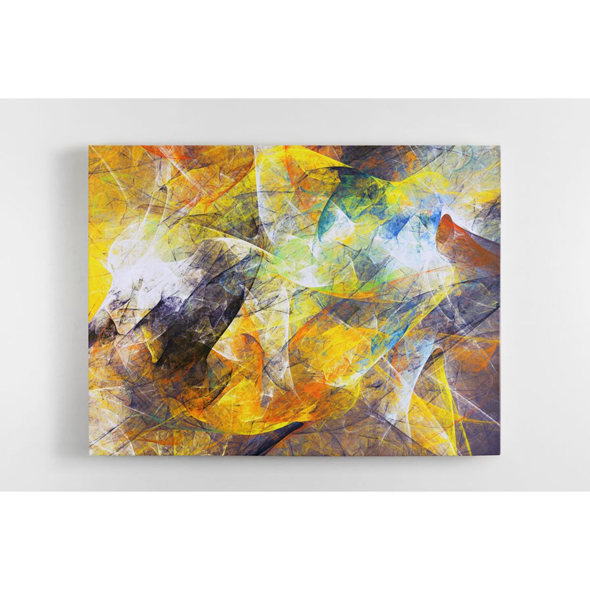 TAYRONA STORE - Cuadro En Lienzo Para La Sala Abstracto 245 100x80cm