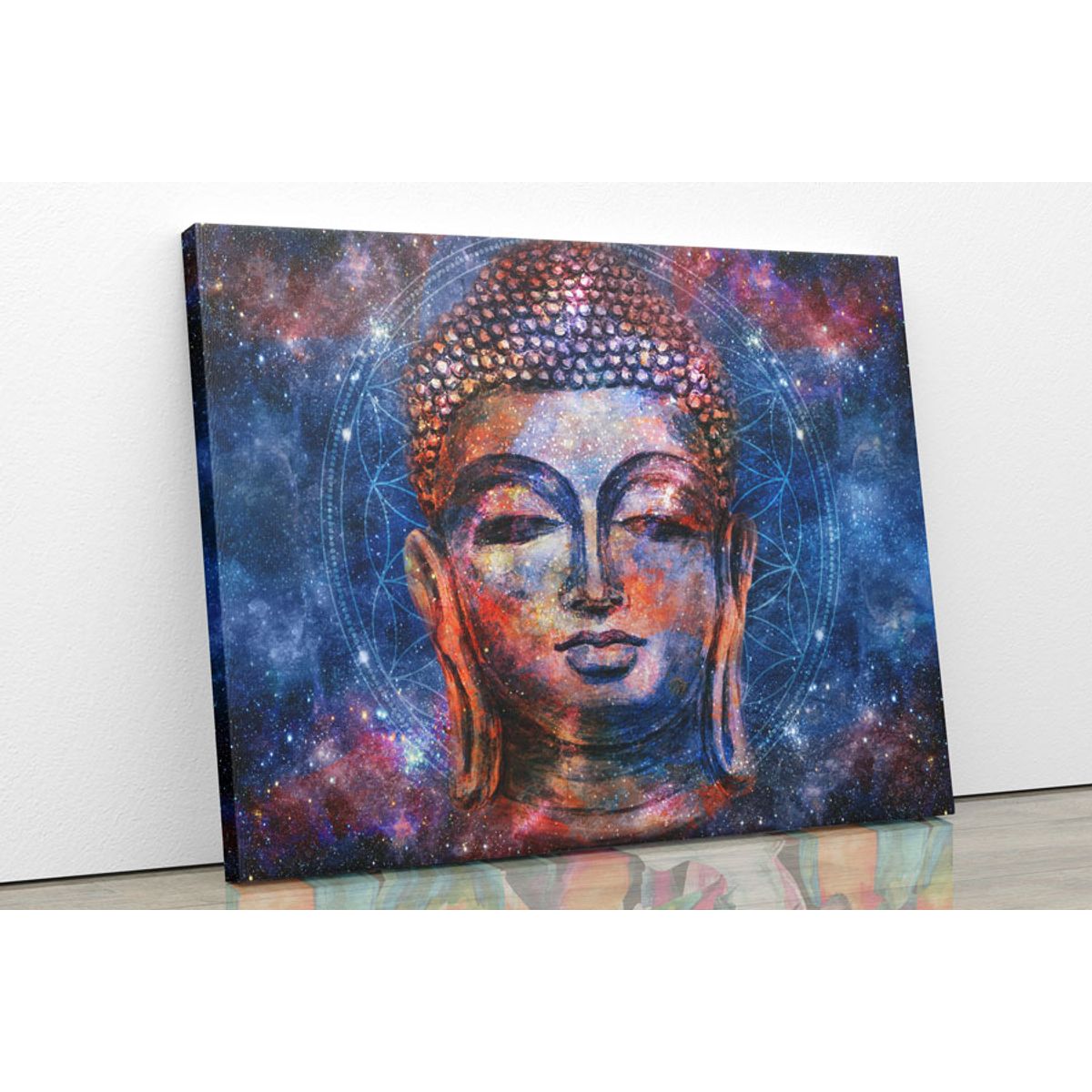 TAYRONA STORE - Cuadro En Lienzo Para La Sala Budda 51 100x80cm.