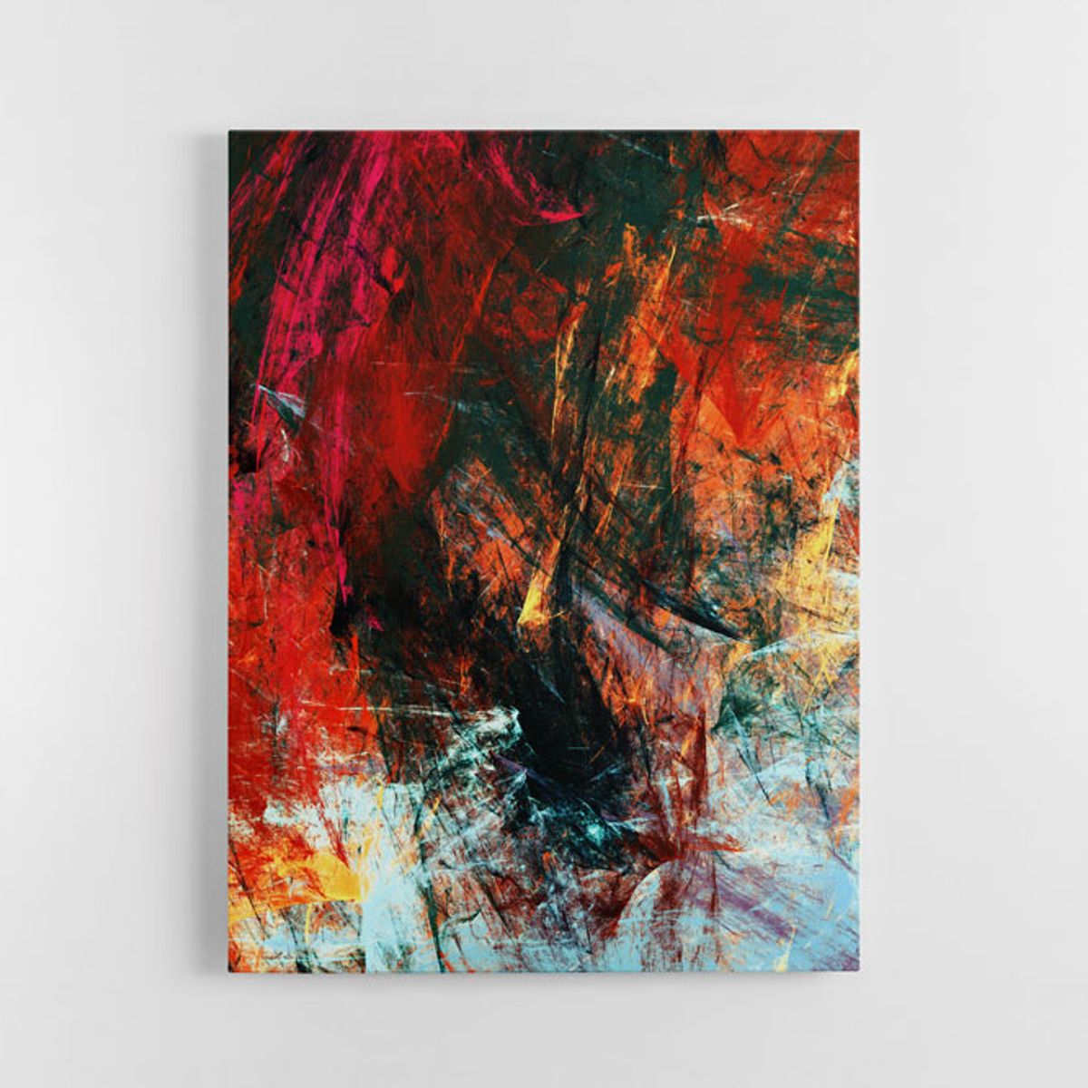 TAYRONA STORE - Cuadro En Lienzo Para La Sala Abstracto 253 100x135cm