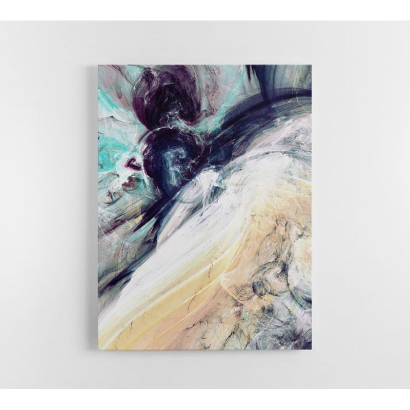 TAYRONA STORE - Cuadro En Lienzo Para La Sala Abstracto 255 75x100cm