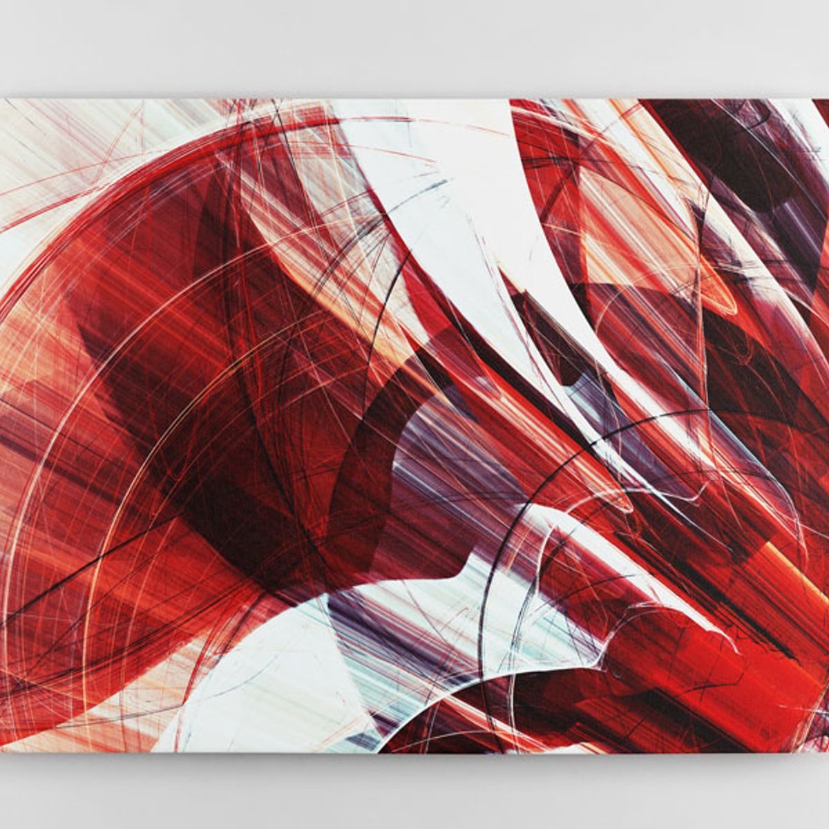 TAYRONA STORE - Cuadro En Lienzo Para La Sala Abstracto 256 100x80cm