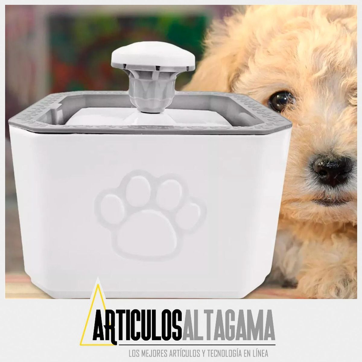 XALTA - Fuente De Agua Para Gatos Perros Bebedero Para Mascotas