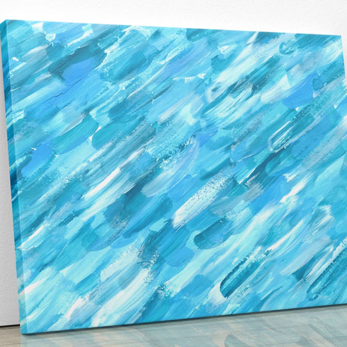 TAYRONA STORE - Cuadro En Lienzo Para La Sala Pintura Abstracta 24 135x100cm