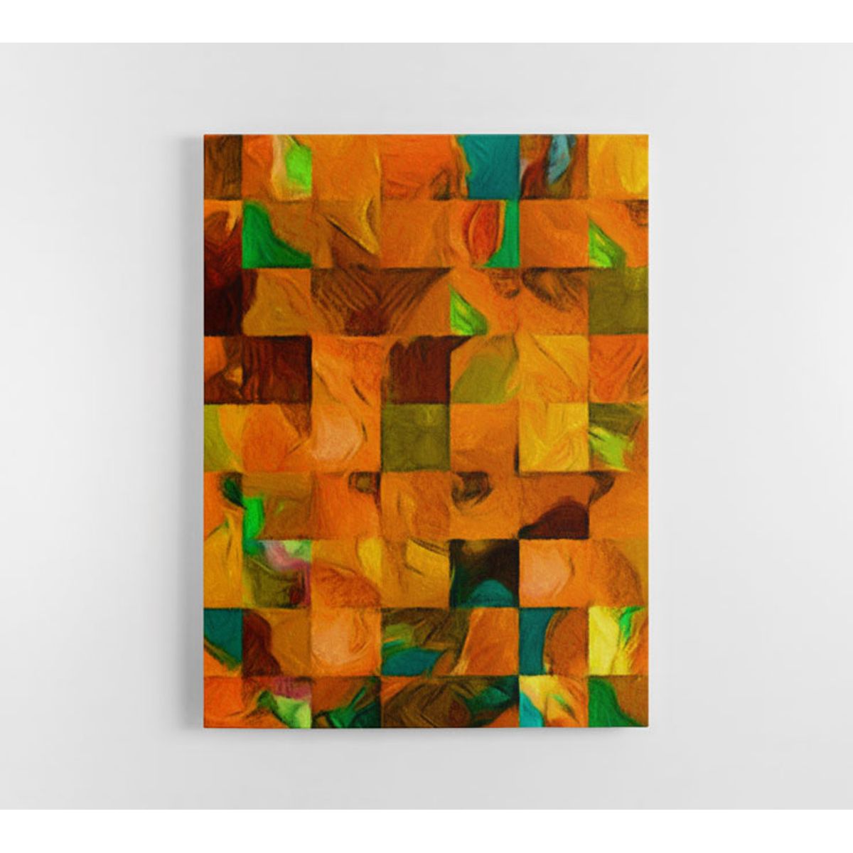 TAYRONA STORE - Cuadro En Lienzo Para La Sala Abstracto 340 120x160cm