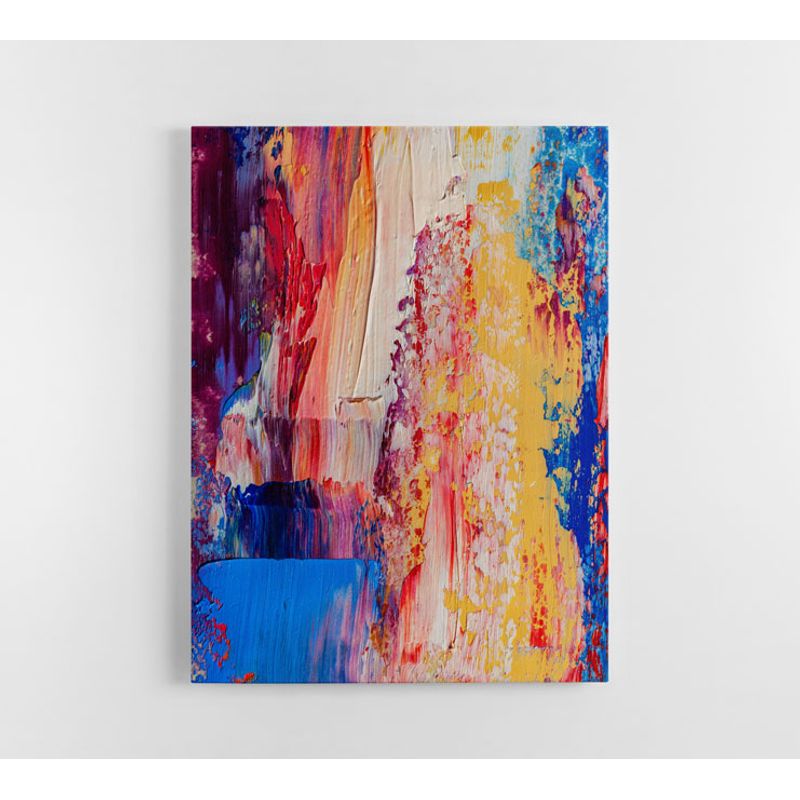TAYRONA STORE - Cuadro En Lienzo Para La Sala Abstracto 274 60x80cm