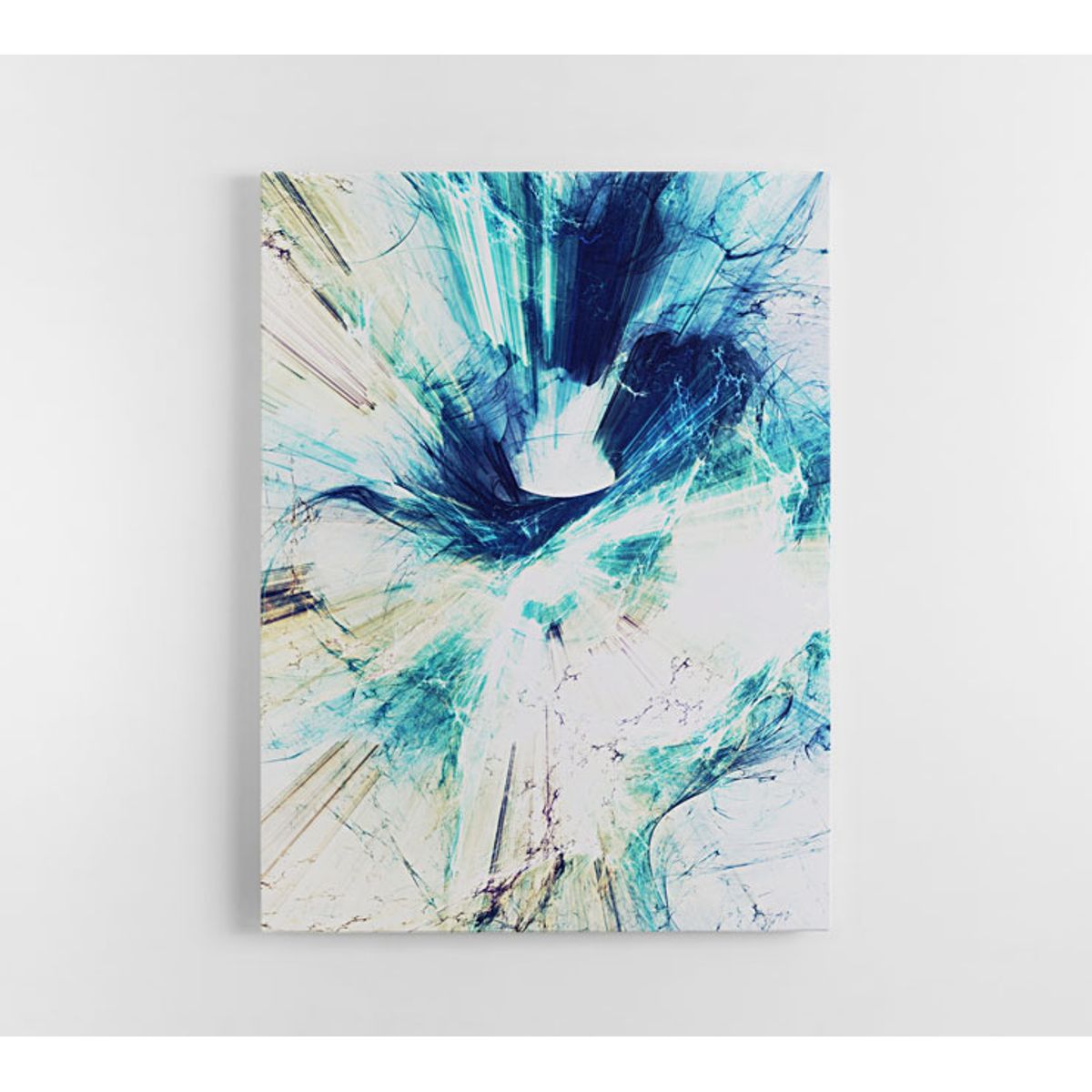 TAYRONA STORE - Cuadro En Lienzo Para La Sala Abstracto 283 75x100cm