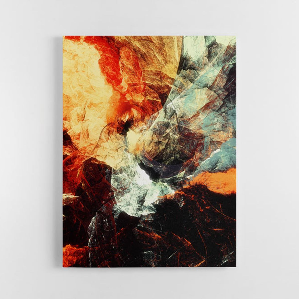 TAYRONA STORE - Cuadro En Lienzo Para La Sala Abstracto 292 60x80cm.