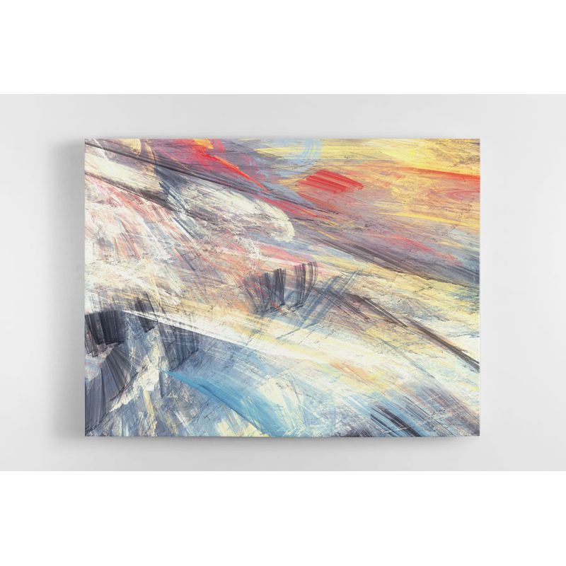 TAYRONA STORE - Cuadro En Lienzo Para La Sala Abstracto 299 125x100cm