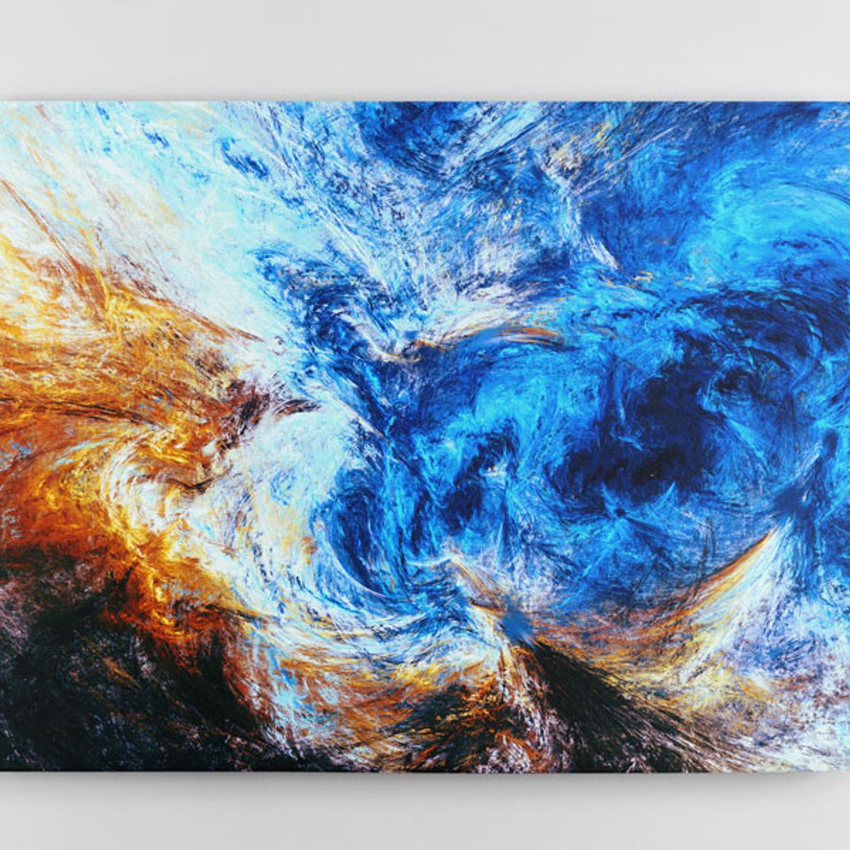 TAYRONA STORE - Cuadro En Lienzo Para La Sala Abstracto 300 100x80cm