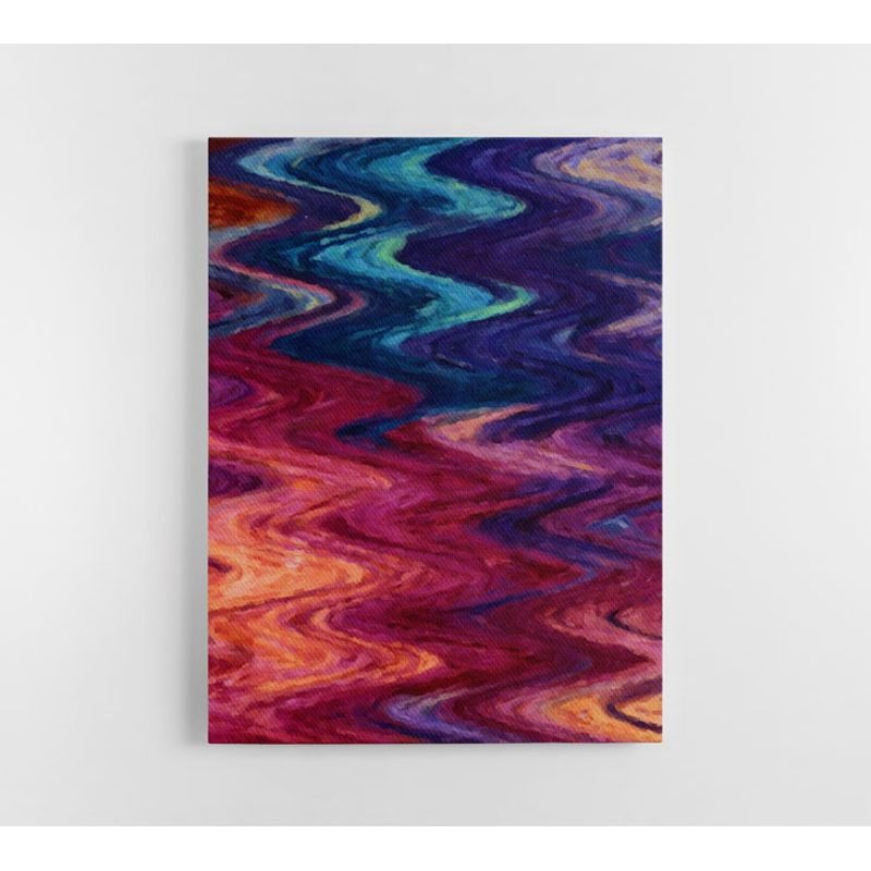 TAYRONA STORE - Cuadro En Lienzo Para La Sala Abstracto 301 75x100cm