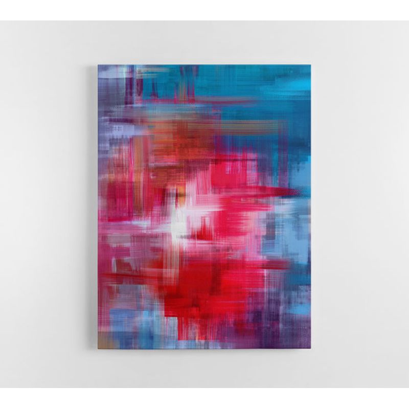TAYRONA STORE - Cuadro En Lienzo Para La Sala Abstracto 305 75x100cm