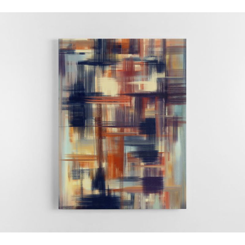 TAYRONA STORE - Cuadro En Lienzo Para La Sala Abstracto 306 60x80cm