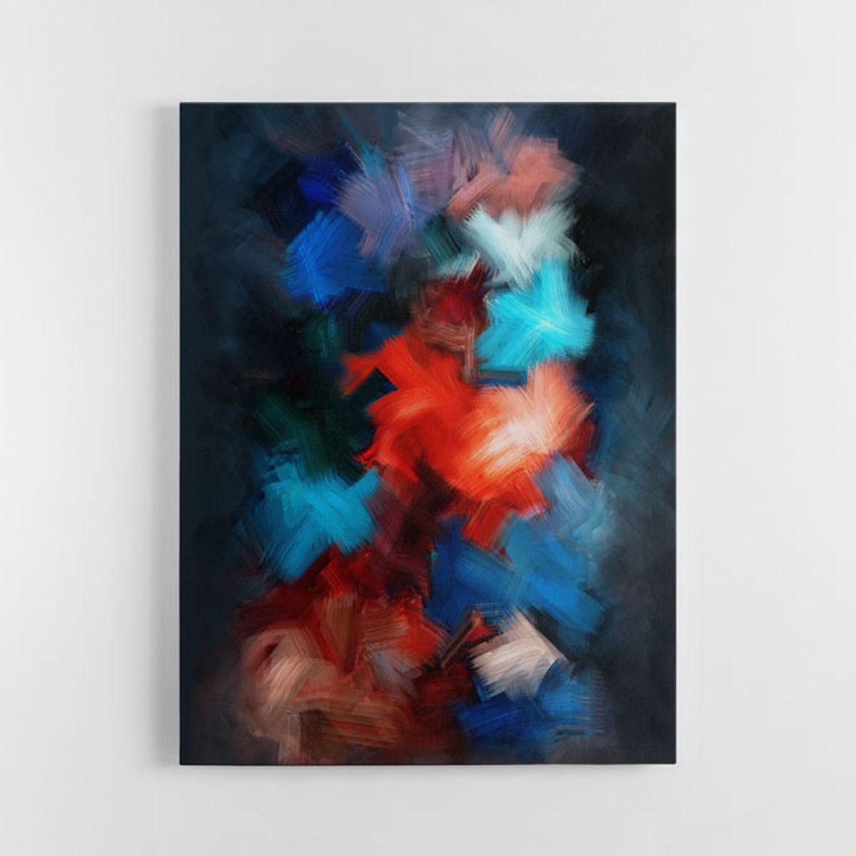 TAYRONA STORE - Cuadro En Lienzo Para La Sala Abstracto 303 75x100cm