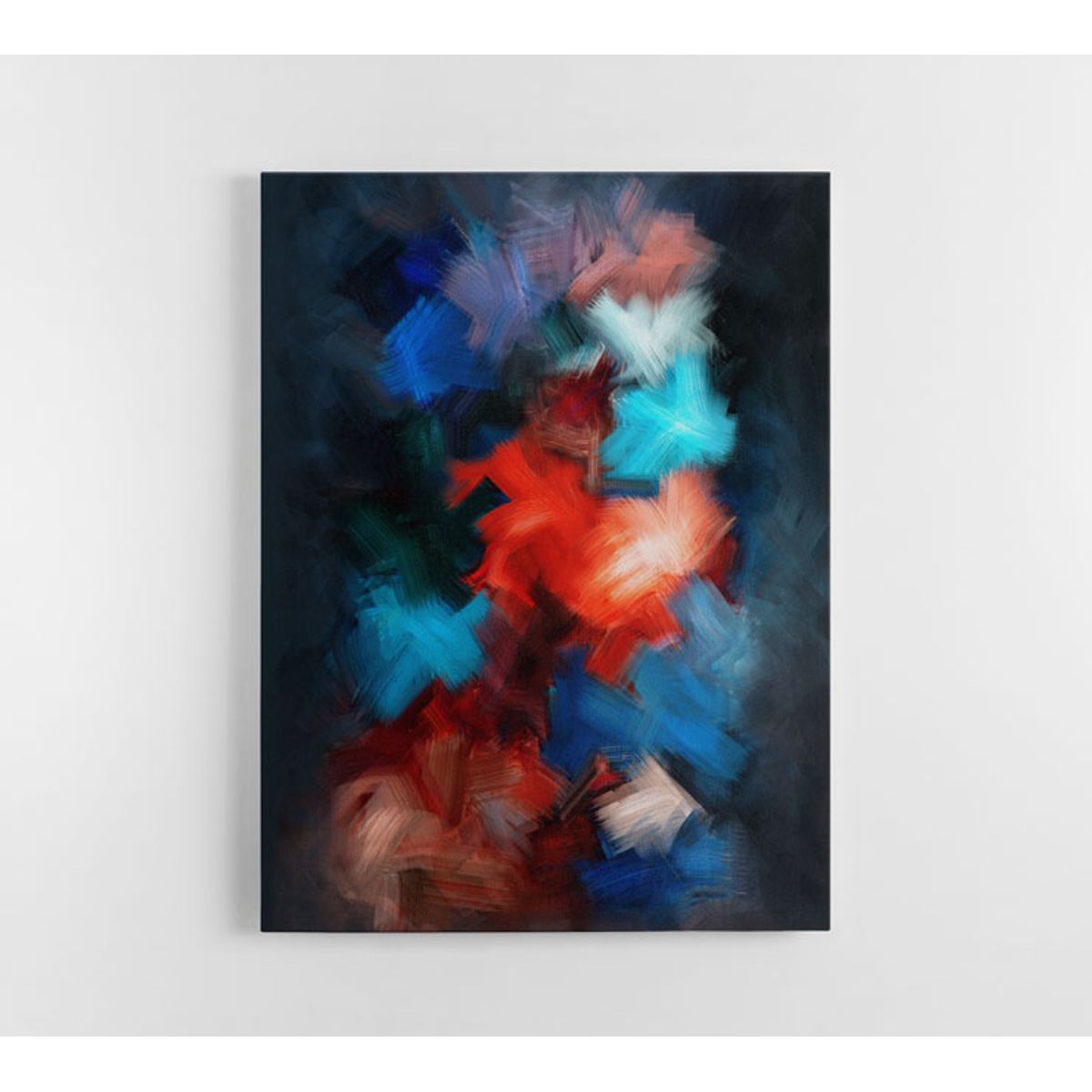 TAYRONA STORE - Cuadro En Lienzo Para La Sala Abstracto 303 75x100cm