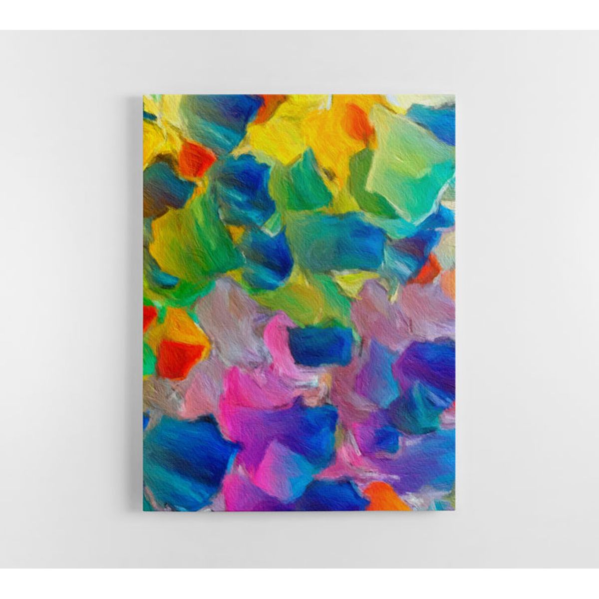 TAYRONA STORE - Cuadro En Lienzo Para La Sala Abstracto 308 75x100cm