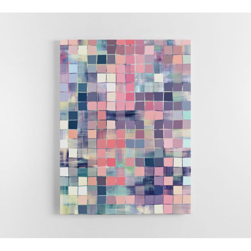 TAYRONA STORE - Cuadro En Lienzo Para La Sala Abstracto 317 60x80cm