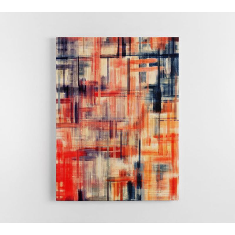 TAYRONA STORE - Cuadro En Lienzo Para La Sala Abstracto 319 30x40cm