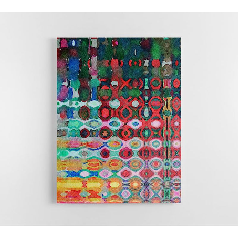 TAYRONA STORE - Cuadro En Lienzo Para La Sala Abstracto 323 75x100cm