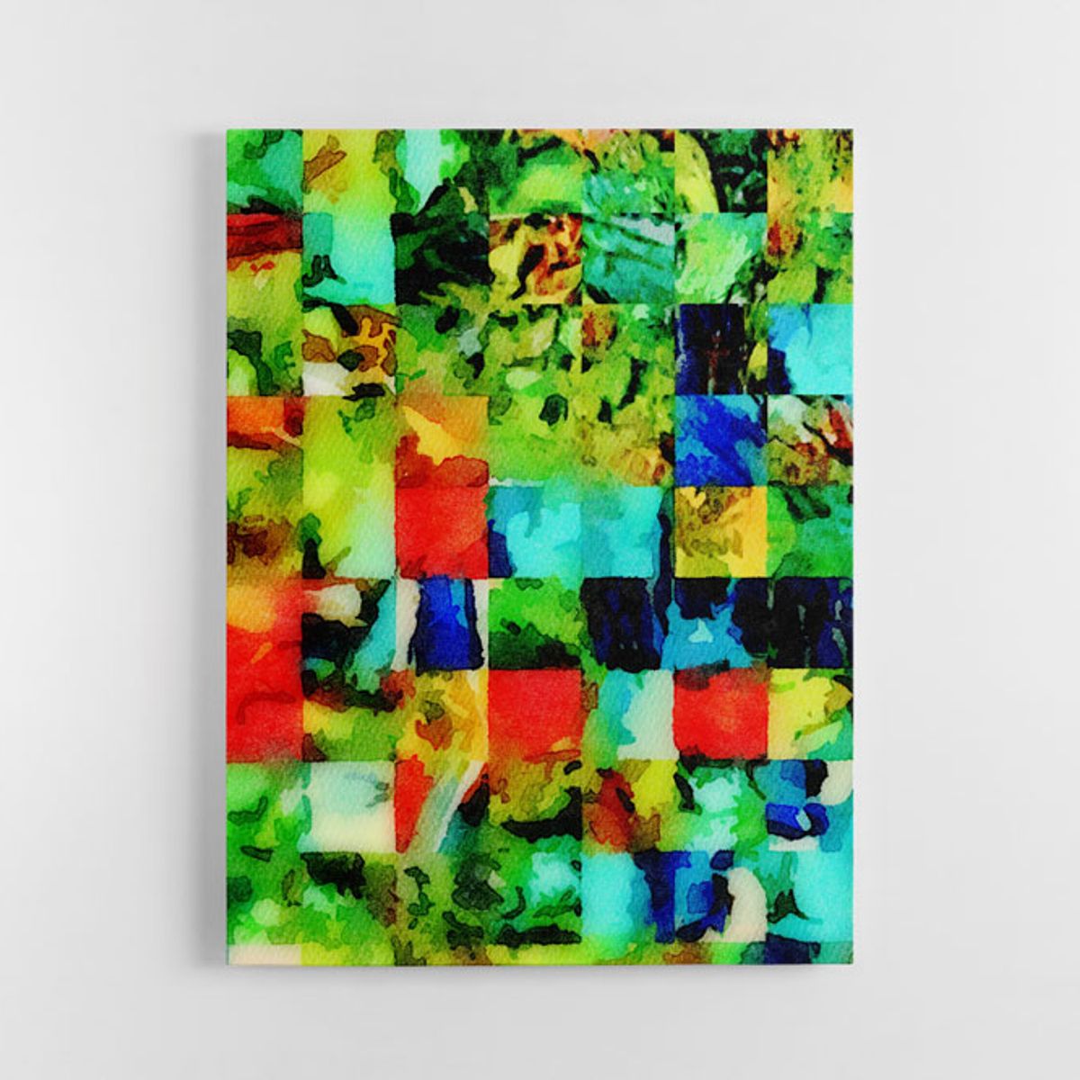 TAYRONA STORE - Cuadro En Lienzo Para La Sala Abstracto 339 60x80cm