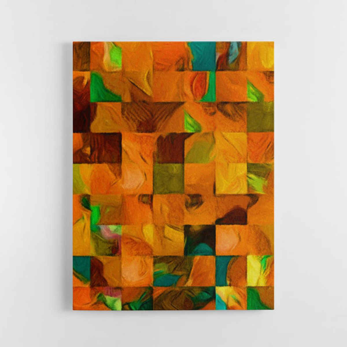 TAYRONA STORE - Cuadro En Lienzo Para La Sala Abstracto 340 30x40cm