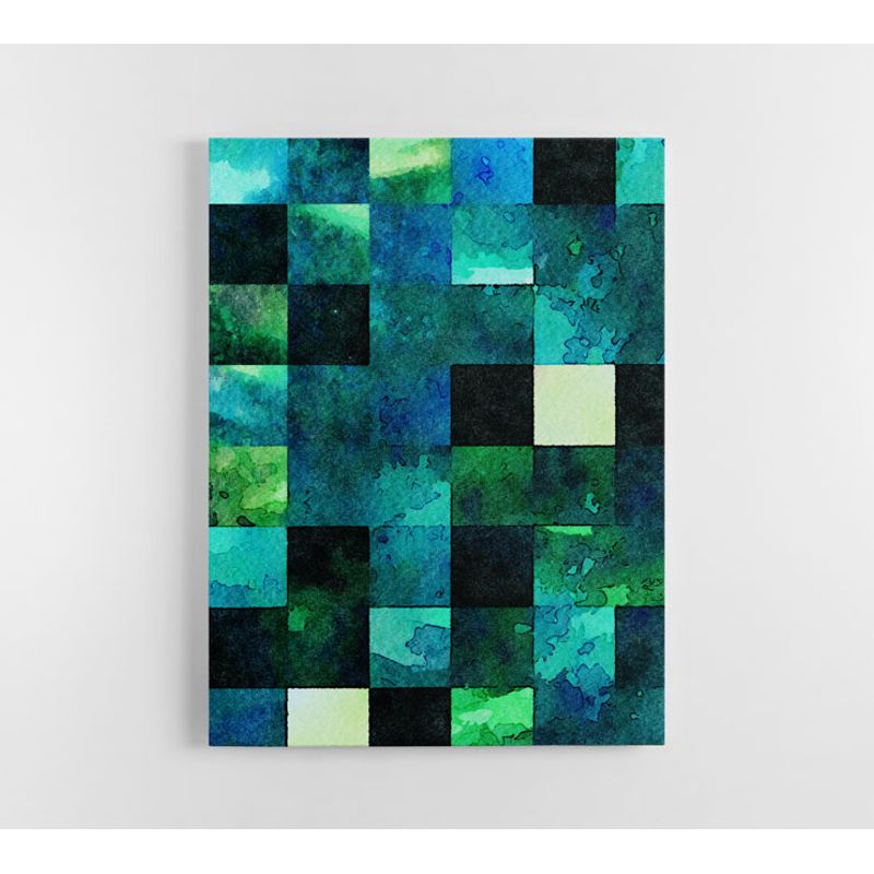 TAYRONA STORE - Cuadro En Lienzo Para La Sala Abstracto 332 60x80cm