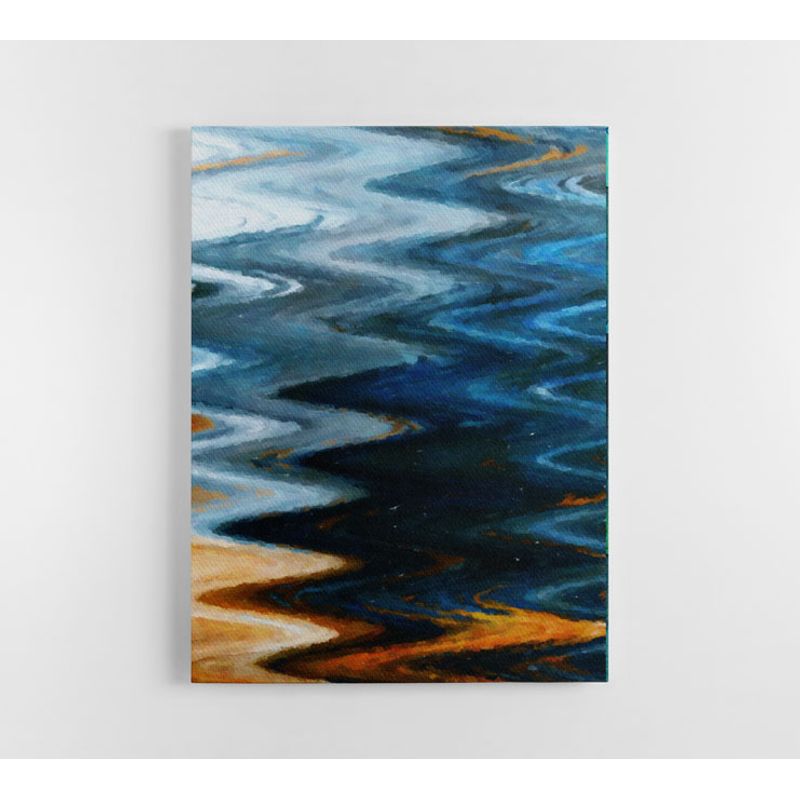 TAYRONA STORE - Cuadro En Lienzo Para La Sala Abstracto 333 60x80cm