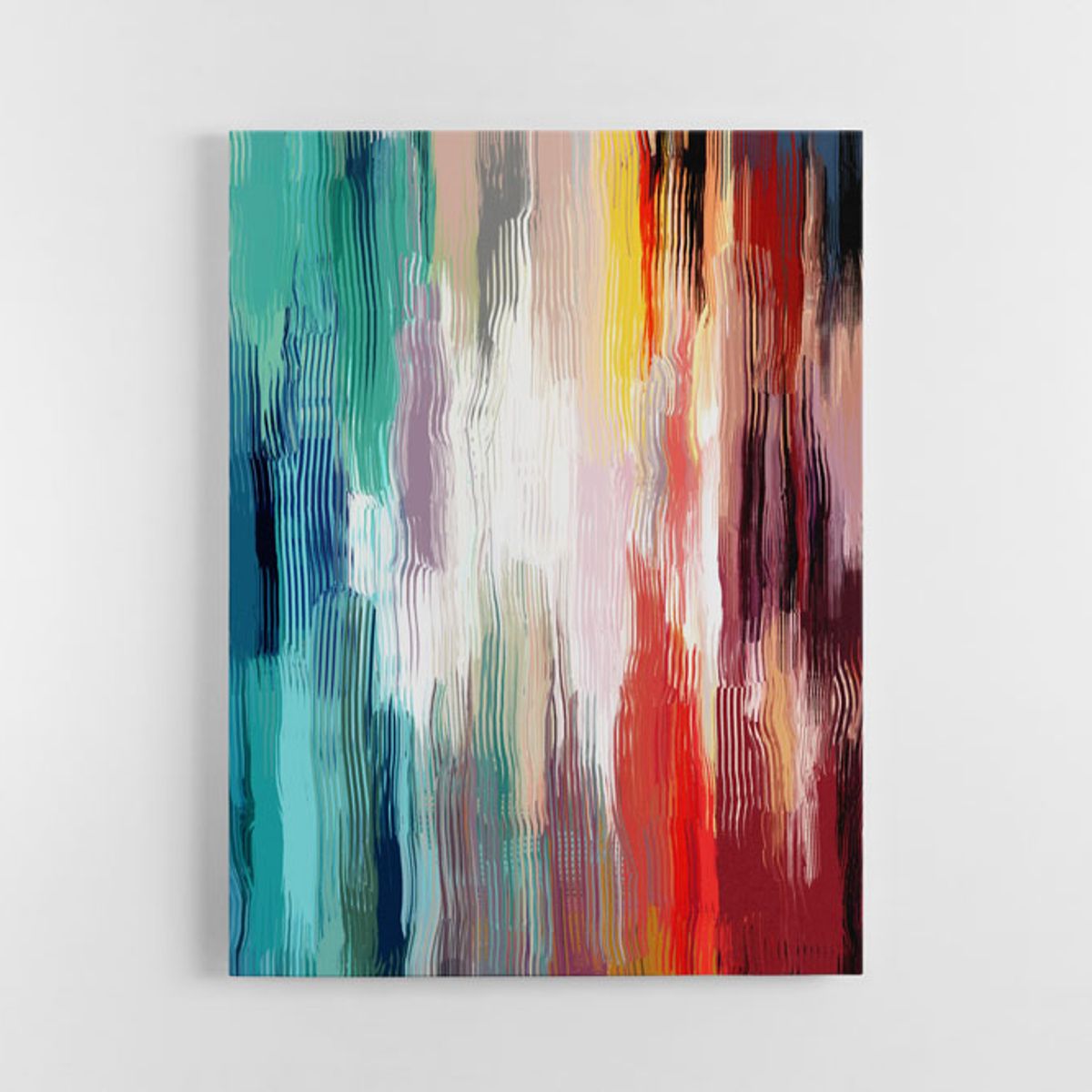 TAYRONA STORE - Cuadro En Lienzo Para La Sala Abstracto 342 60x80cm