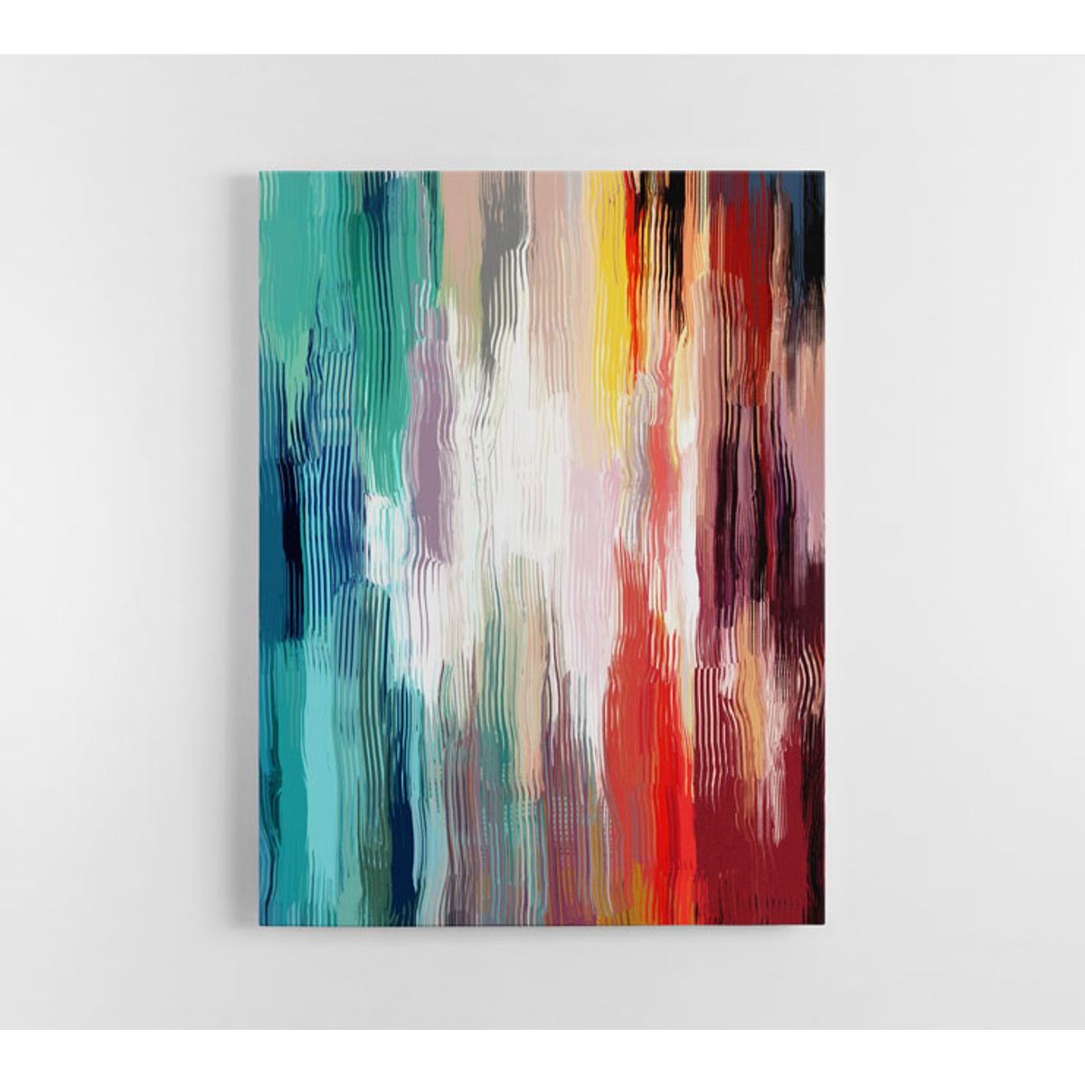 TAYRONA STORE - Cuadro En Lienzo Para La Sala Abstracto 342 60x80cm