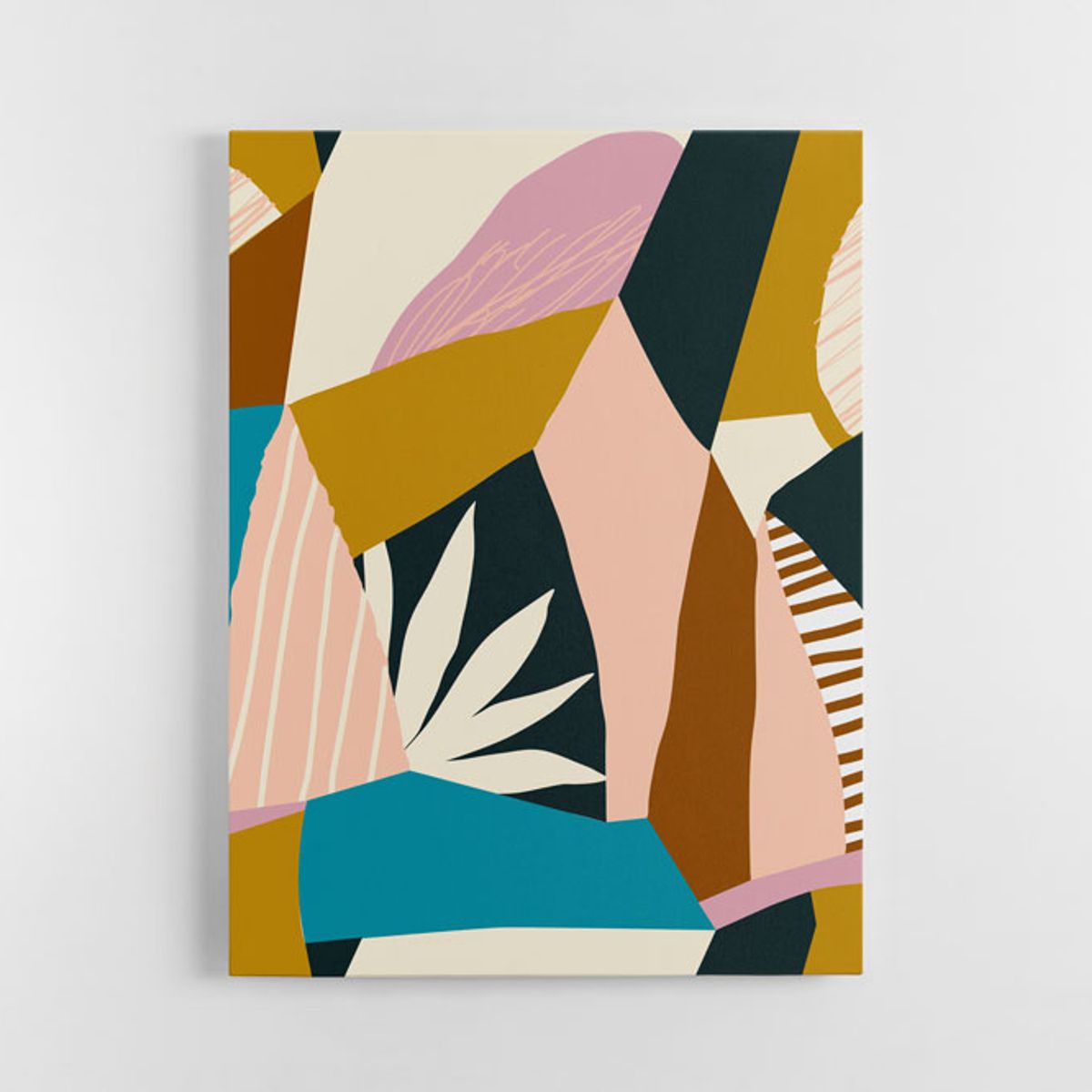 TAYRONA STORE - Cuadro En Lienzo Para La Sala Abstracto 347 120x160cm