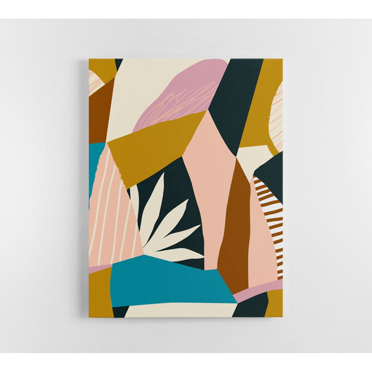 TAYRONA STORE - Cuadro En Lienzo Para La Sala Abstracto 347 120x160cm