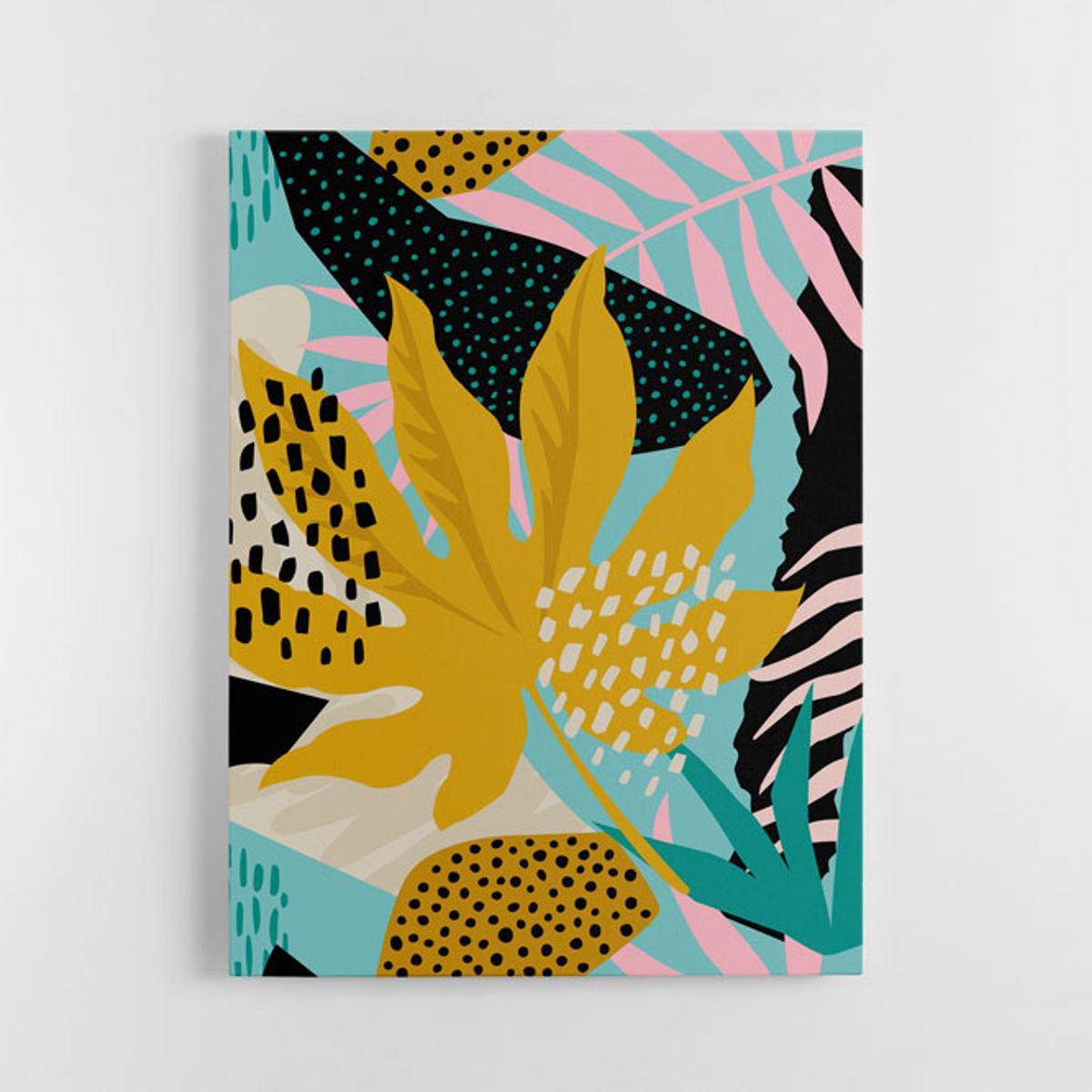 TAYRONA STORE - Cuadro En Lienzo Para La Sala Abstracto 354 30x40cm