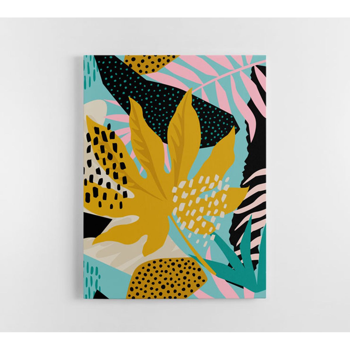 TAYRONA STORE - Cuadro En Lienzo Para La Sala Abstracto 354 30x40cm