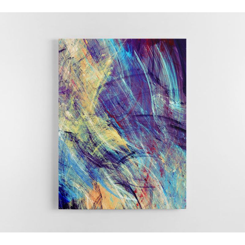 TAYRONA STORE - Cuadro En Lienzo Para La Sala Abstracto 357 60x80cm