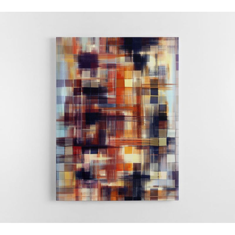 TAYRONA STORE - Cuadro En Lienzo Para La Sala Abstracto 358 30x40cm